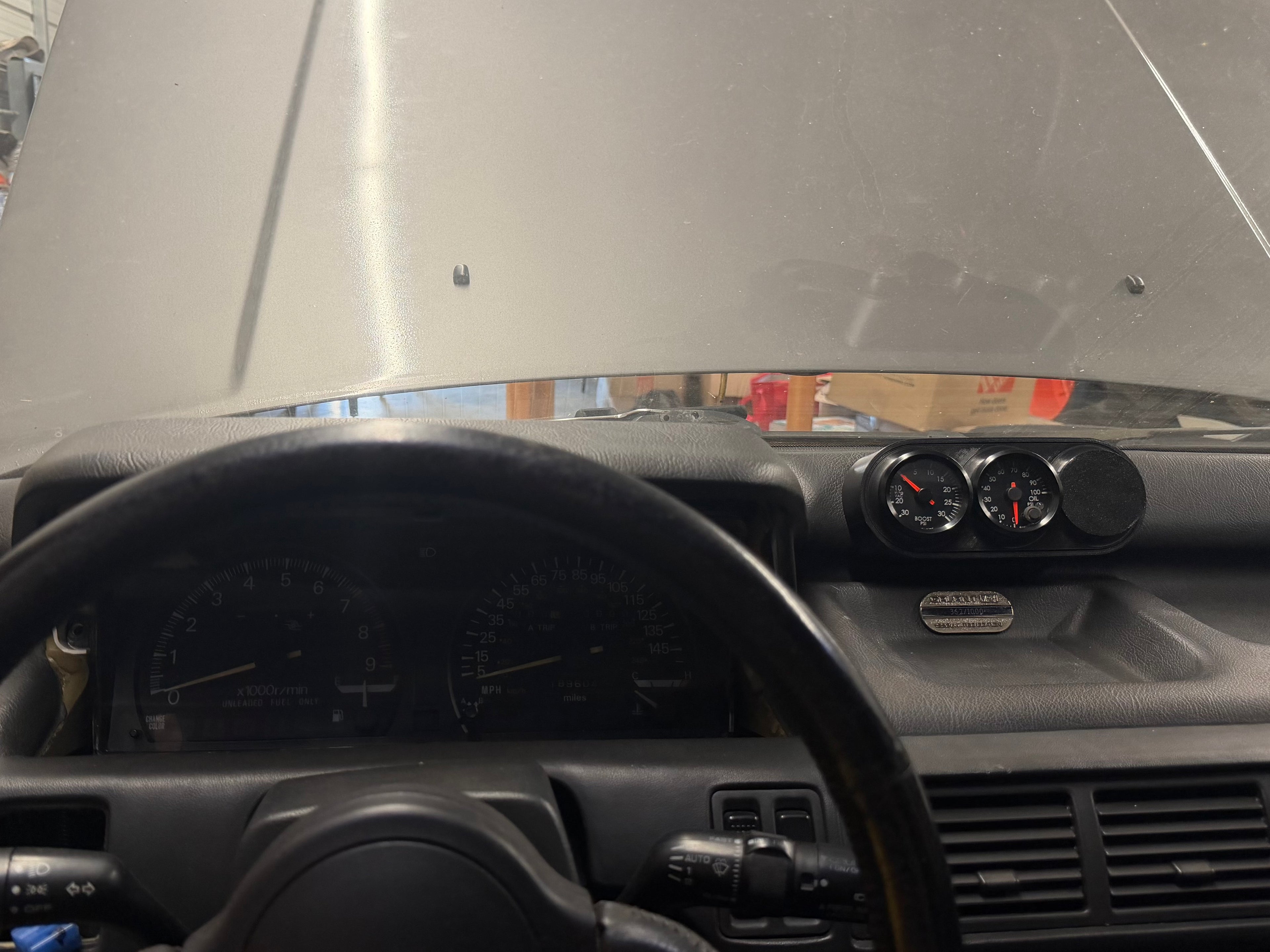 6th Gen Galant VR4 / E39A Triple 52mm Gauge Pod | Factory Clock Mount | No Dash Modification Required