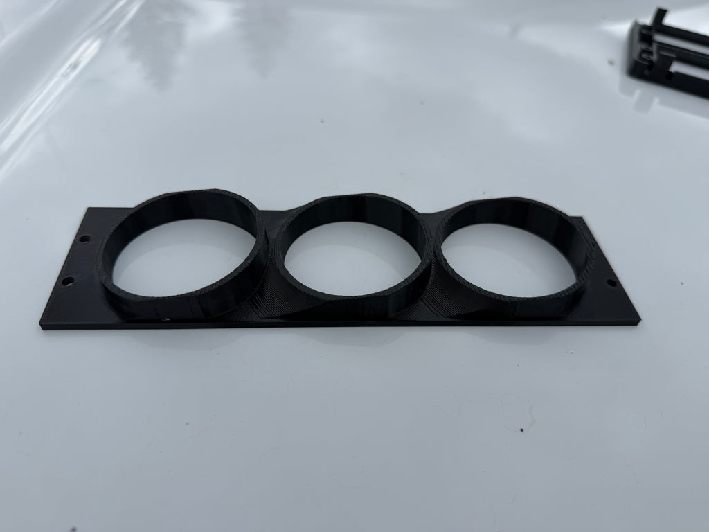 52mm Triple Gauge Pod Insert (INSERT ONLY)