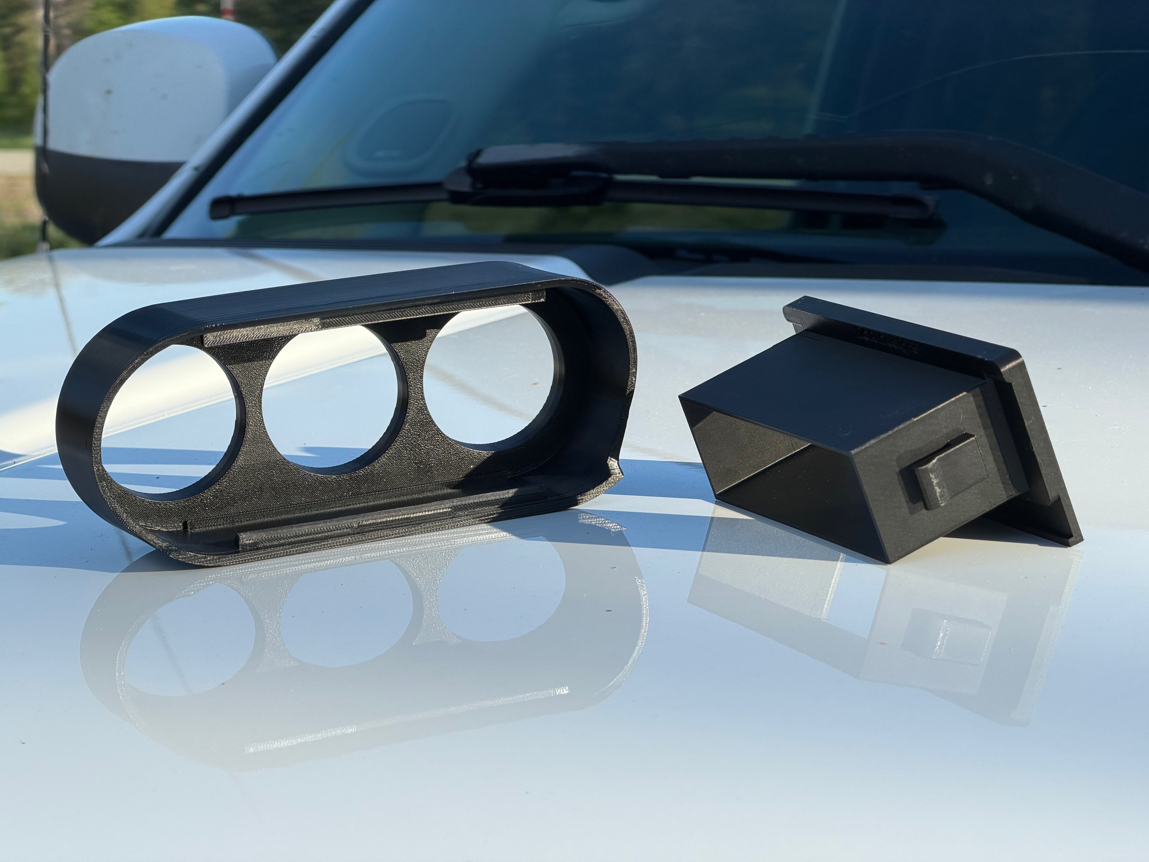 6th Gen Galant VR4 / E39A Triple 52mm Gauge Pod | Factory Clock Mount | No Dash Modification Required
